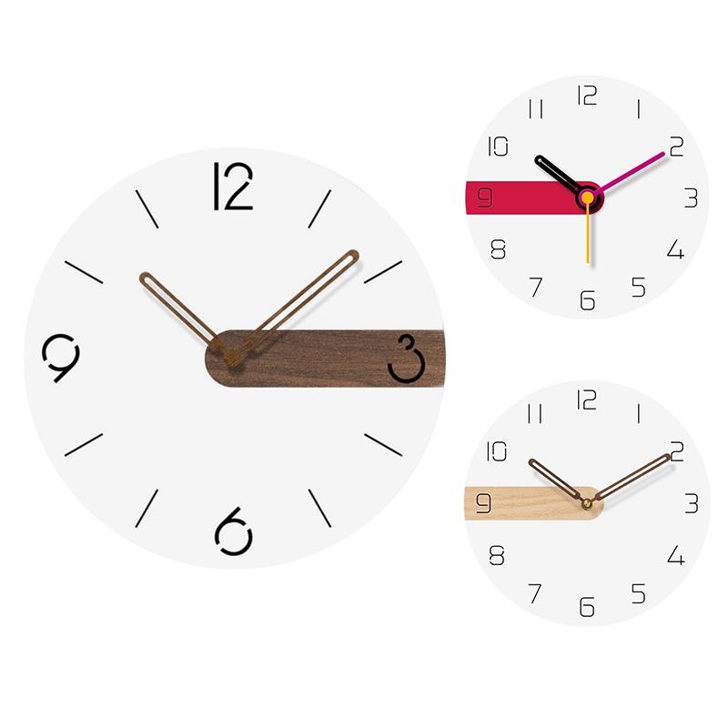 

Fashion-Modern Design Large Wall Clock 12 Inch Number Silent Wall Watch for Living Room Bedroom Home Decor Battery Operated