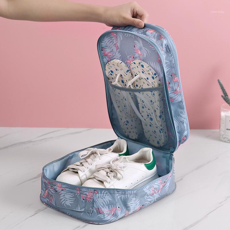 

Travel Shoe Bags Portable Dustproof Shoes High Quality Waterproof Imitation Nylon Pouch Suitcase Zip Case Organizer Accessories1