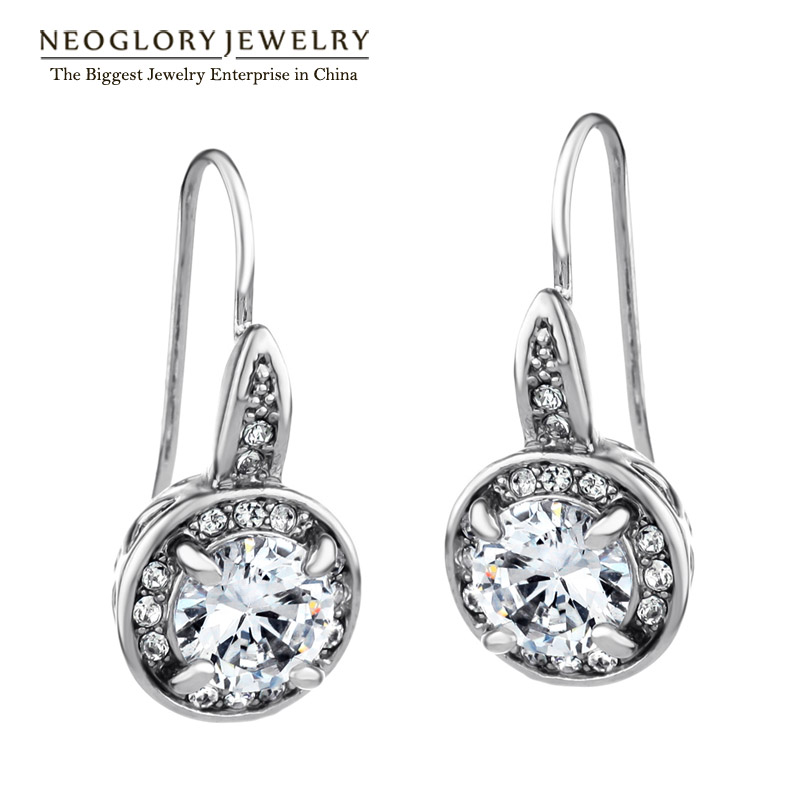

Neoglory Rhinestone Fashion Dangle Earrings Bridal Wedding Charm Jewelry Teen Girls Gift 2020 New Hot Birthstone Promise Wedj P1