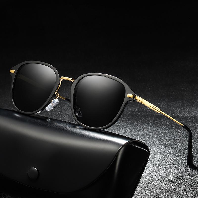 

New Vintage Round Sunglasses Men Women Fashion Polarized Sunglasses Color Film Driving Sun glasses Female Shades Men Goggle 476