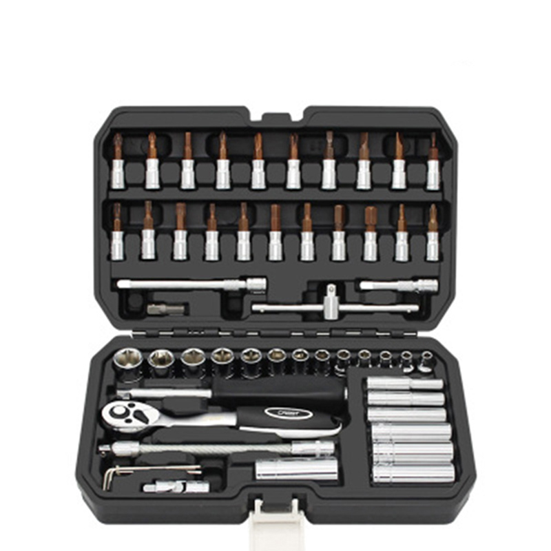 

Automobile Motorcycle Car Repair Tool Box Precision Ratchet Wrench Set Sleeve Universal Joint Hardware Tool Kit for Car