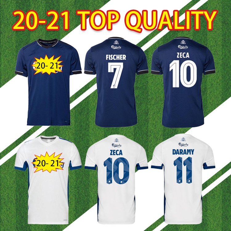 

New 2020 Copenhagen Maillot de Foot 20 21 Home #10 ZECA Soccer Shirt #14 N'DOYE #29 SKOV Customized Away football uniforms