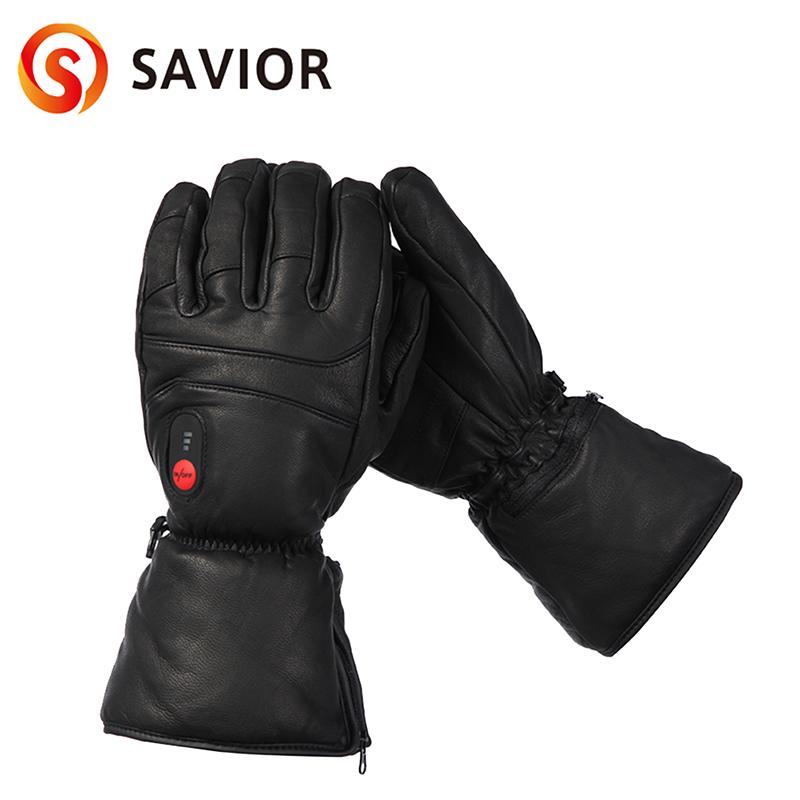 

Winter Warm Electric Battery Heated Gloves for Outdoor Sports, Black