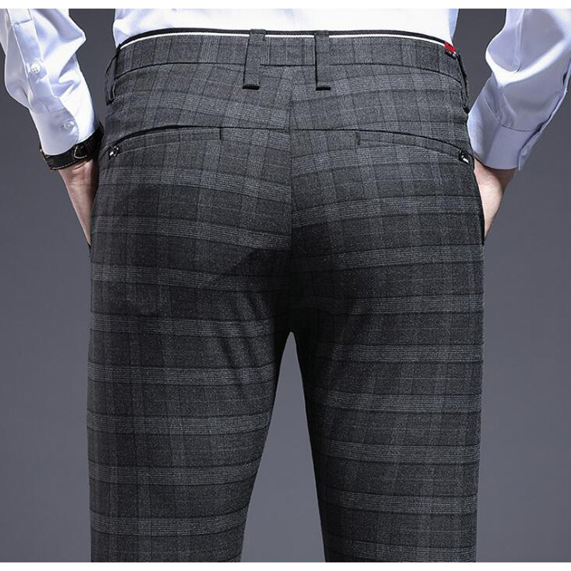 

2021 Chess Formal Trousers Tuesdays Cotton Skin Casual Men High Quality Pants Plus Size -36 23c3, Black