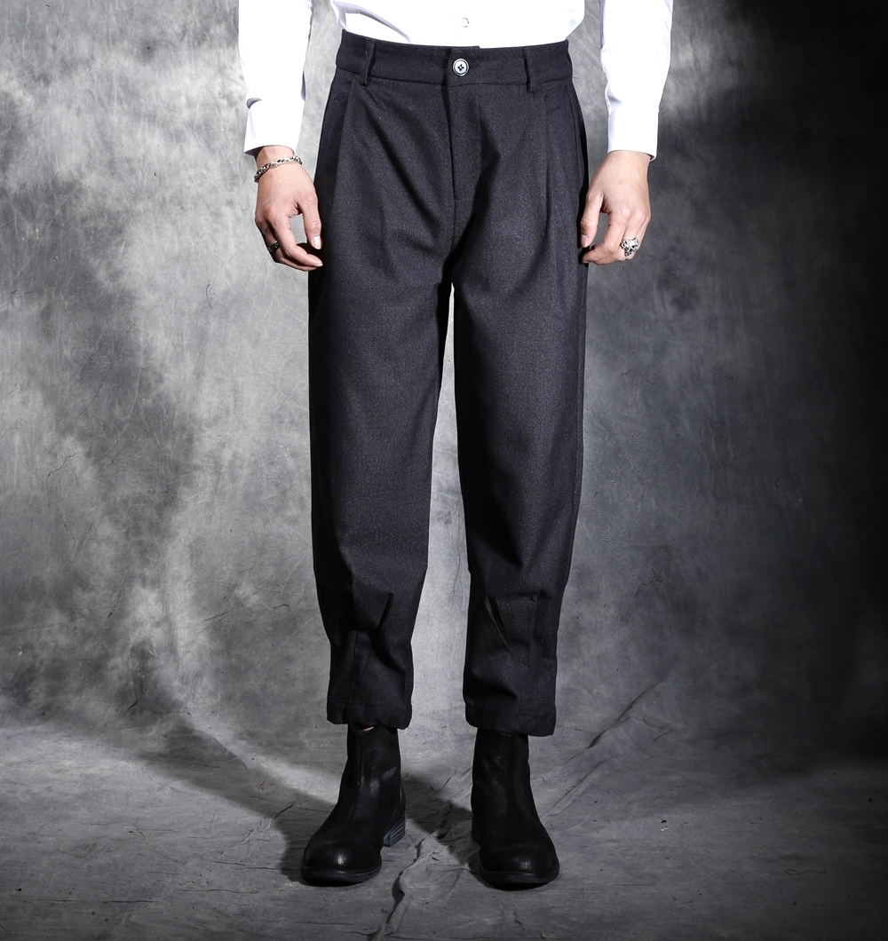 

2021 of New Male Haren Nine-point Japanese Broad Korean Version Leg Casual Stage Wear Loose Pants Straight Pants. 8CRN, Black