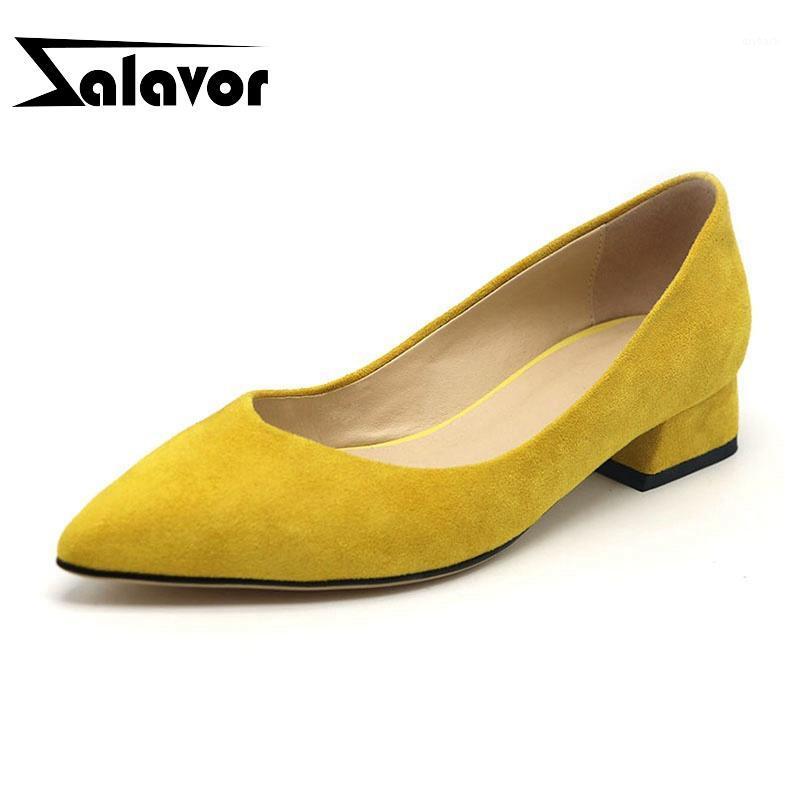 

ZALAVOR 4 Color Real Leather Women Simple Pumps Pointed Toe Slip On Party Wedding Shoes Woman Vacation Pumps Size 35-431, Black