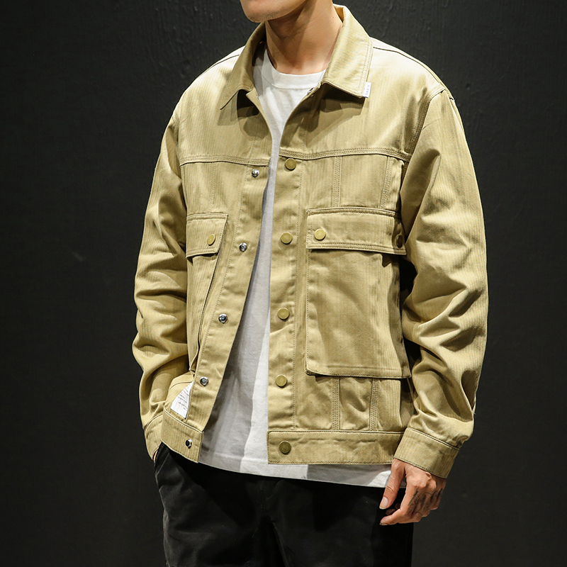 

2021 New Big Guy Jacket Flight Suit Youth Wild Personality Beautiful Job Done with Tools Clothes C1jb, Haji