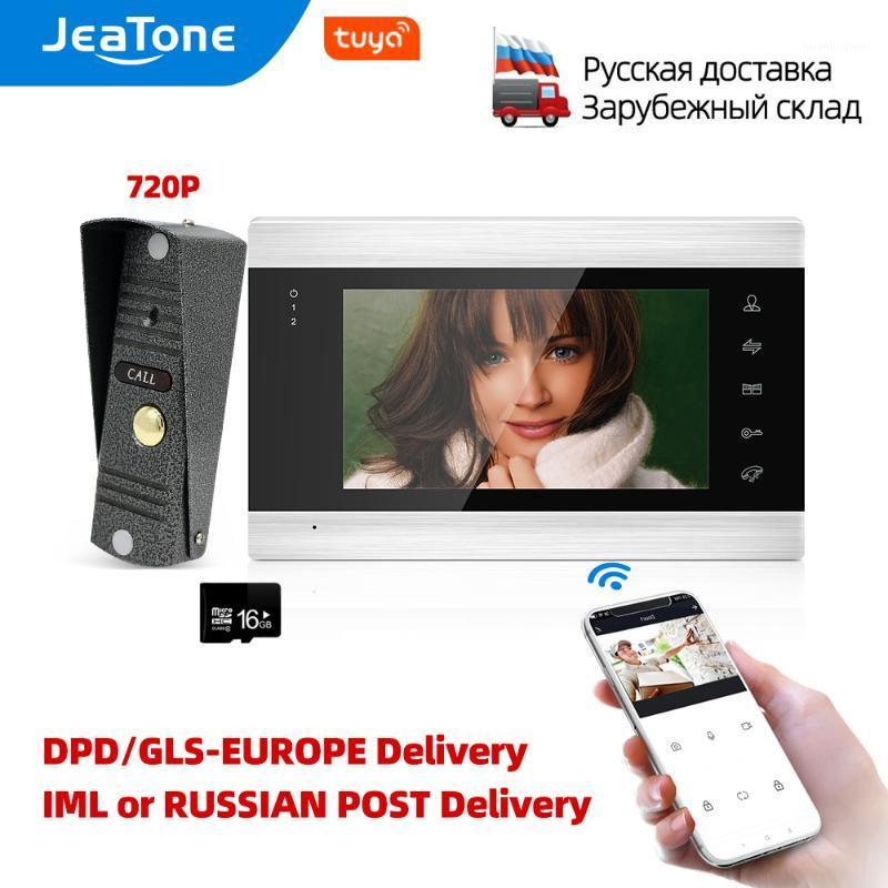 

Jeatone 7 inch Wifi Tuya Home Video Intercom Video Door Phone Shipped from EU/RU/CN, Support Remote APP unlock Motion Detection1
