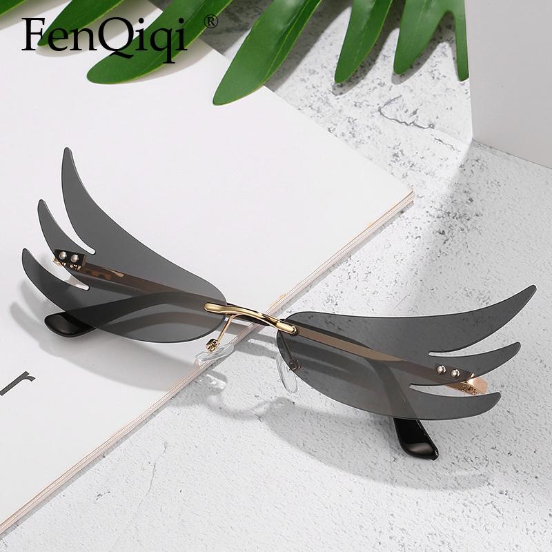 

2021 New flame sunglasses, European and American trend personality reflective sunglasses, funny prom all-match glasses