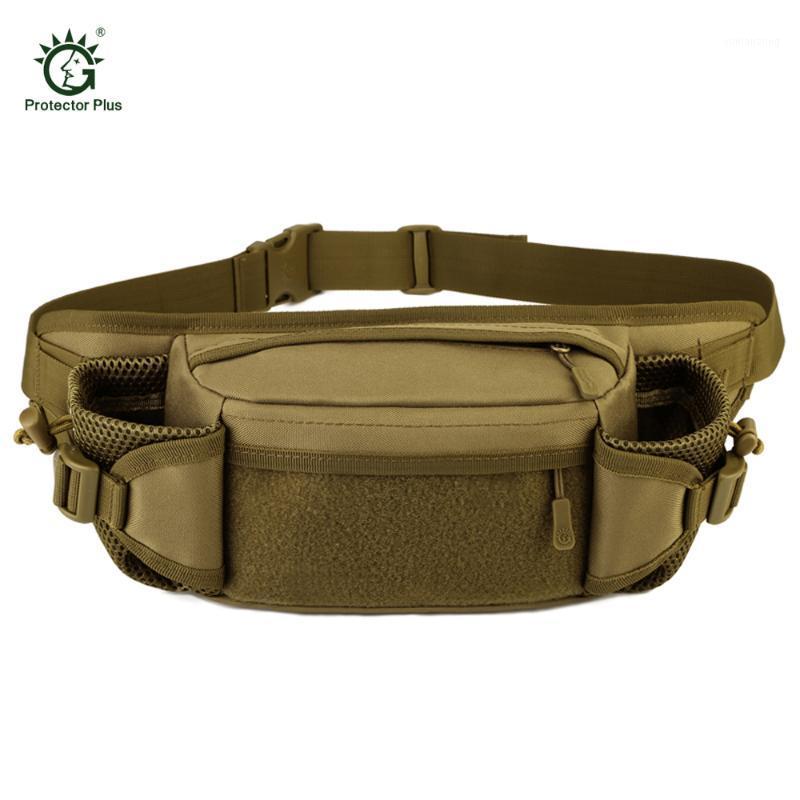 

Outdoor bag Waterproof Oxford Fabric Climb Bags Outdoors Tactics Waist Pack Molle Camp Hikings Waist Bag Fanny Pack1, Black