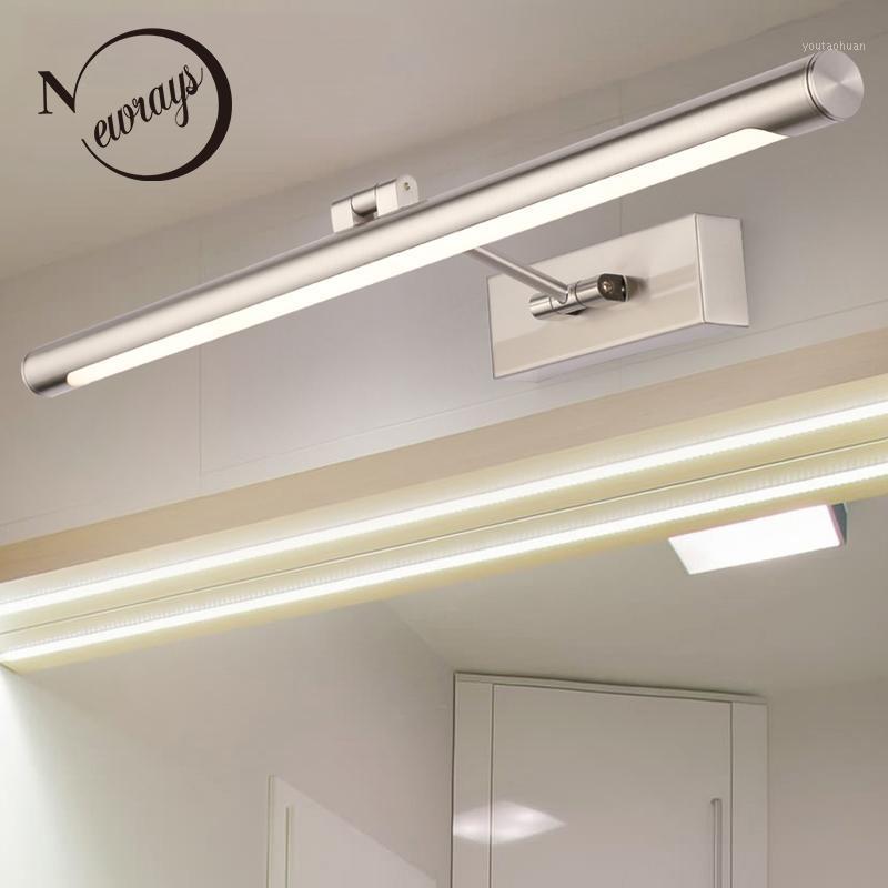 

Modern personality metal&PC fashion Led mirror lamp headlights long strips dressing table bathroom bathroom mirror headlights1