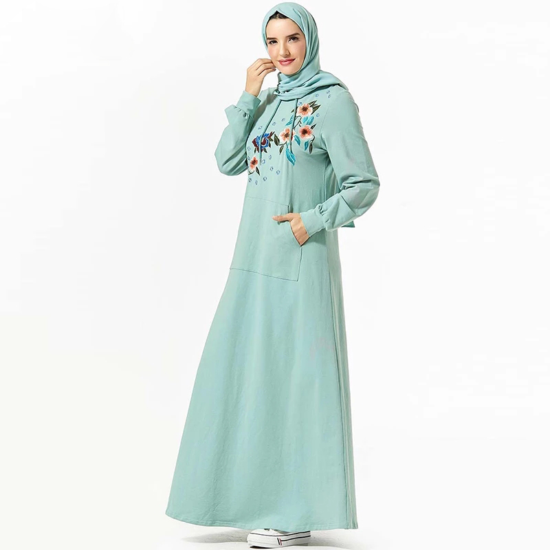 

Vetement Femme Abaya Dubai Hijab Muslim Dress Islamic Clothing Women Turkish Dresses Caftan Abayas Vestidos Turcos Kleding, Black;gray