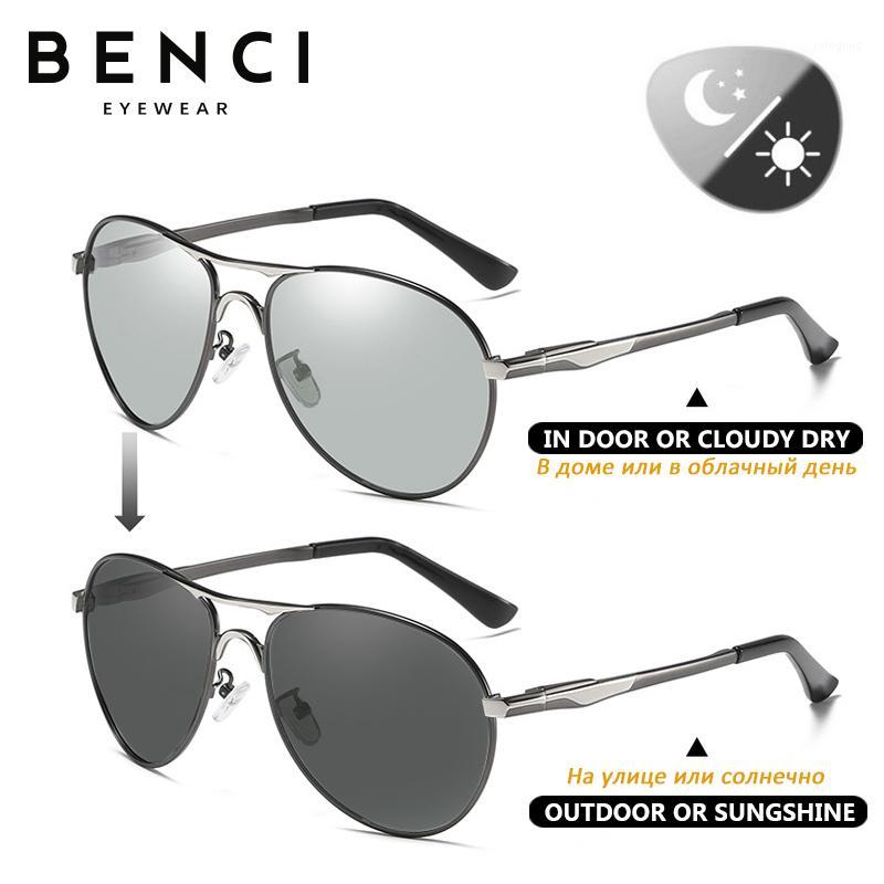 

Sunglasses BENCI Pochromic Men Polarized Chameleon Glasses Male Change Color Sun HD Day Night Vision Driving Eyewear1