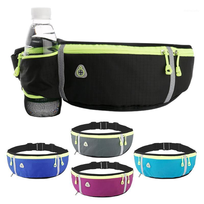 

Waterproof Running Waist Bag Gym Sports Jogging Portable Outdoor Phone Holder Belt Bag Women Men Fitness Cycling Accessories1, Blue
