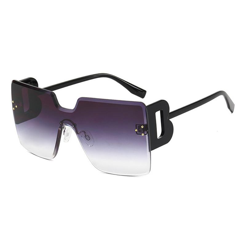 

Ins Luxury One Piece Punk Sunglasses Women 2021 Vintage Pilot Beach Sun Glasses Men Oculos Feminino Lentes Gafas De Sol UV400