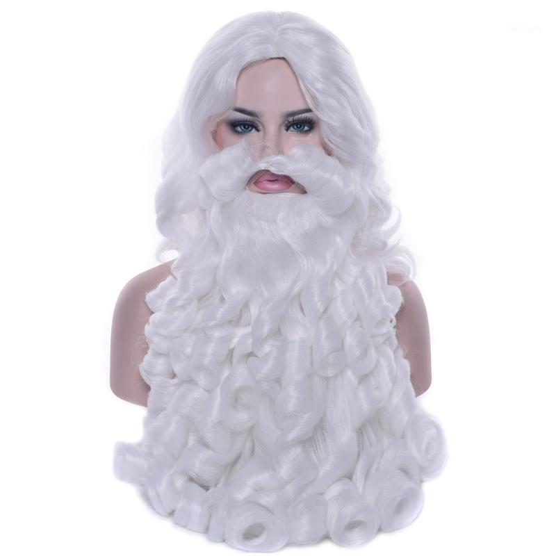 

Santa Claus Wig Beard Long White Fancy Dress Costume Accessory for Christmas Party TN881