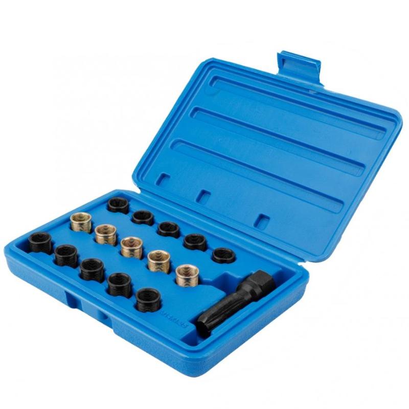 

16Pcs Tap Thread Repair Tools Rethreading Kit
