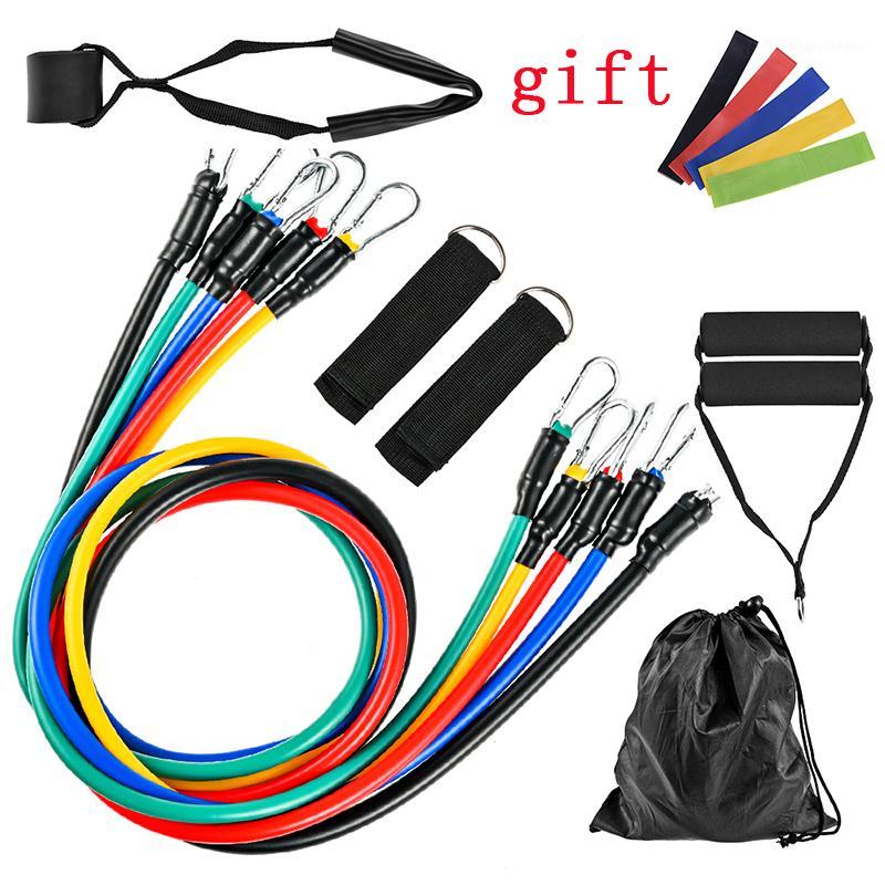 

11 Pcs Latex Resistance Bands Crossfit Training Exercise Yoga Tubes Pull Rope Rubber Expander Elastic Bands Fitness with gifts1