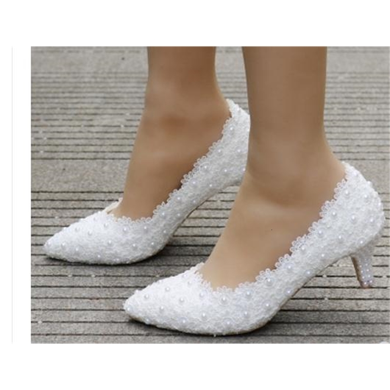 

2021 Women's Shoes in Spring and Autumn New Style Fine Heel Pointed End Water Drill @320 PVYH, White