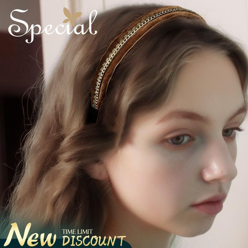 

Hair Clips & Barrettes SPECIAL European And American Retro Temperament Accessories Headdress Headband Female Walnut Box BallS2291H