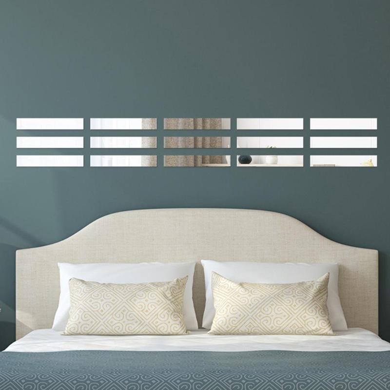 

3D Diy 5PC/1Set Rectangle Acrylic Wall Sticker Modern Stickers Decoration