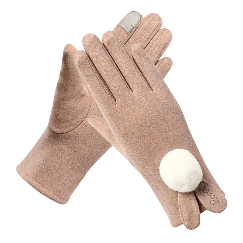 

Autumn and winter adult ladies warm gloves lovely fashion warm thermo handschoen hivers homme