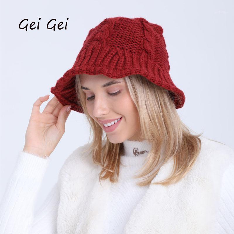 

Fashion Riding Women Winter Hat Autumn Warm Knitted Shield Skull Cap Cross Stripes Girls Beanie Hip Hop Outdoor Sports Wool Cap1, Red