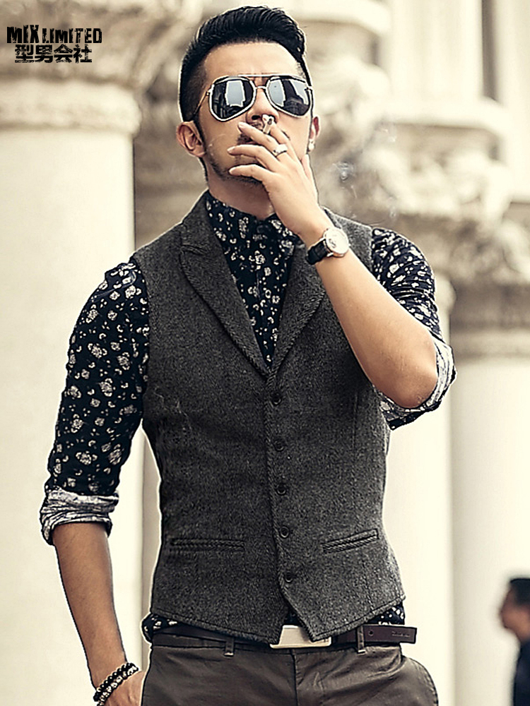 

2021 The New Men's Vest, Sleeveless British Leather Jacket Slim Wool, Cotton Jacket, Vintage M36 Hxpj, M51 khaki