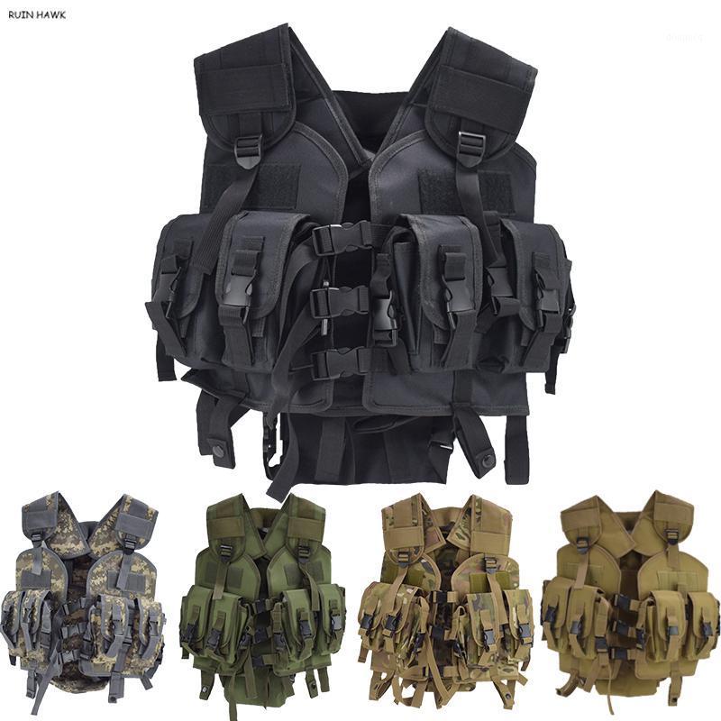 

Camouflage Seal Tactical Vest Paintball Tactical Vest Training Shooting Protection Special Equipment1, Green