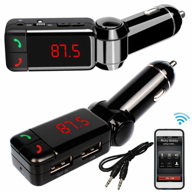 

FM Modulator Car MP3 Player Handsfree Wireless Bluetooth Kit Fm Transmitter Led Car Mp3 Player USB Charger Car Accessories