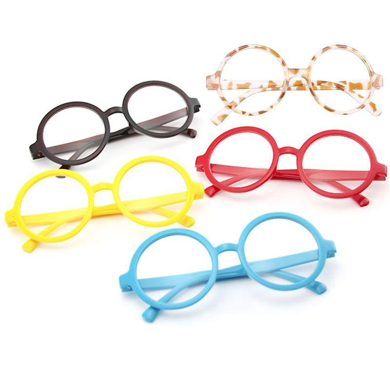

Star Power HP Men Wizard Quality Round Frame Glasses, Black,  (2in Lense