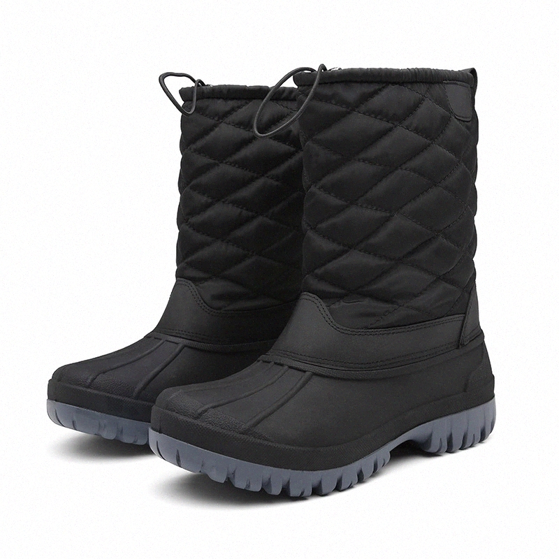 

Women Snow Boots winter fashion casual female platform Boots Warm keep winter Footwear Woman shoes large size #tD36, Black