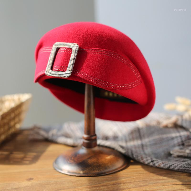 

New autumn/winter vintage style bowler woollen bareheaded Stewardess hat bow-wool wool top hat for high-end ladies1, Black