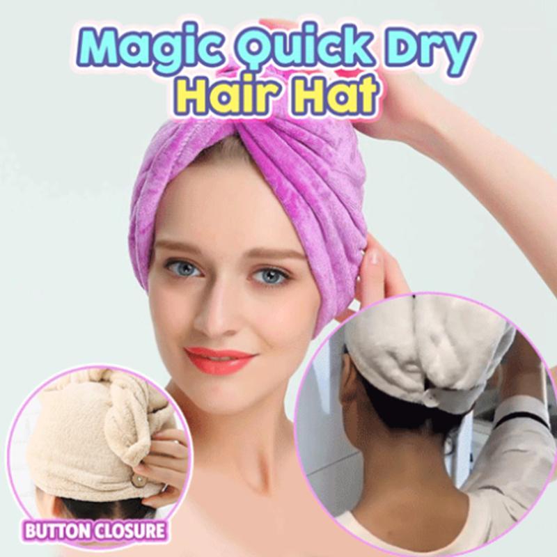 

Thicker microfiber Bath Towel Magic Quick Dry Hair Hat Women Bathroom Super Absorbent Rapid Drying Bath Towel Hair Dry Cap1, Brown