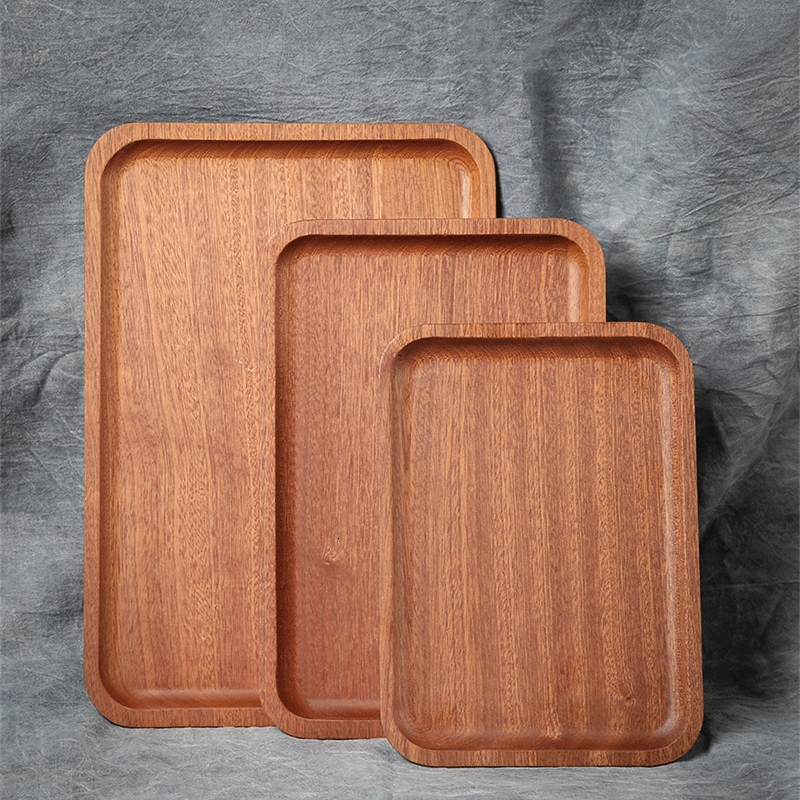 

2021 New Wooden Food Plate Fruit Dishes Saucer Tea Tray Dessert Dinner Bread Candy Wood Plates Dish Wt1s