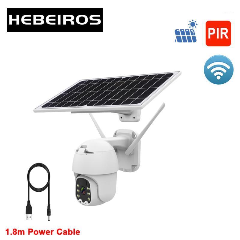 

Hebeiros Solar Battery PTZ Camera 1080P Outdoor Waterproof 2MP Alarm Motion Detection CCTV Security Surveillance IP Wifi Camera1