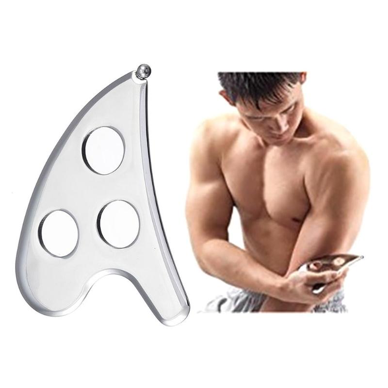 

Stainless Steel Body Scraper Board Physical Therapy Muscle Meridian Massage Tool
