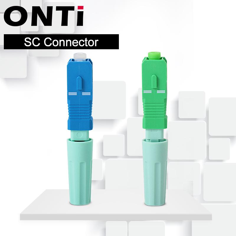 

ONTi New SC APC SM Single-Mode Optical Connector FTTH Tool Cold Connector Tool SC UPC Fiber Optic Fast