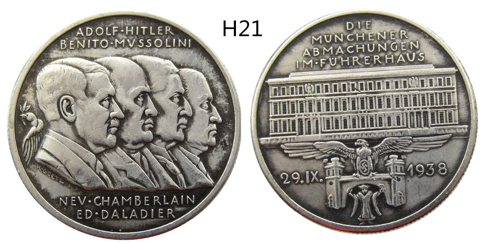 

(H21-H30)Germany 5 mark silver Plated Craft Copy Coins metal dies manufacturing factory Price