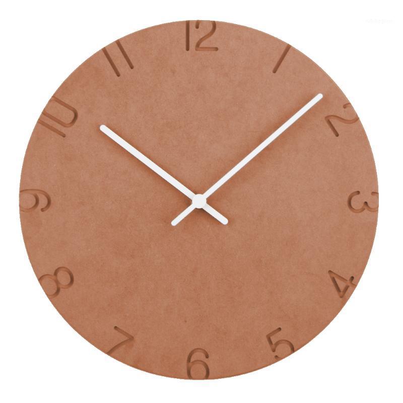 

Modern Wooden Wall Clock Simplistic Design Fashionable and Stylish Quartz Clocks Quality Materials MDF Wall Clock Home Decor1