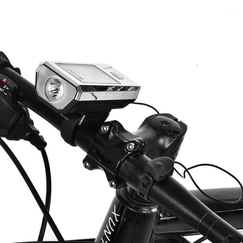 

Rechargeable USB LED Mountain Bike Front Head Light MTB Safety Warning Lamp with Horn1