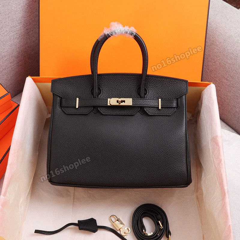 

super large hermes bag 35cm designer luxury woman herme handbag leather shoulders bags fashion ladies purse with shoulder strap 3 sizes, Small: 25cm