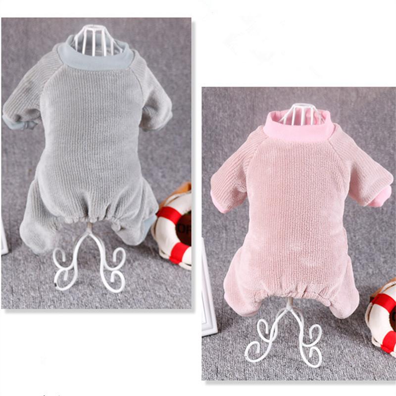 

Dog Pajamas Jumpsuit Pet Outfit Sleepwear Puppy Dog Clothes Winter Yorkie Poodle Bichon Pomeranian Schnauzer Clothing Coat, Pink