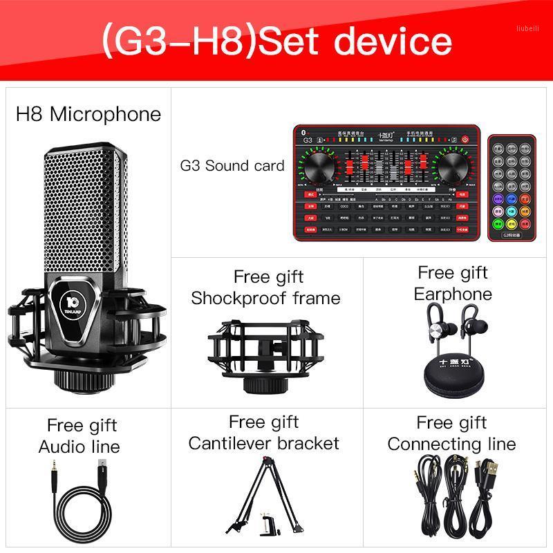 

Bluetooth Sound Card USB Headset Microphone Webcast Live Sound Card Interface External Effects for Home Studio Live Stream1