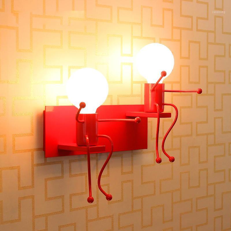 

Nordic Cartoon Doll LED Wall Light Mounted Iron Wall Sconce Lighting Lamp for Kids Baby Room Living Room Bedroom Home Decoration1