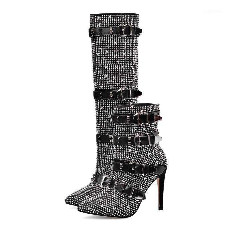 

Belt Buckle Short Boots Boots Black Latest Fashion Shoe Side Zipper Wind1, Black boots