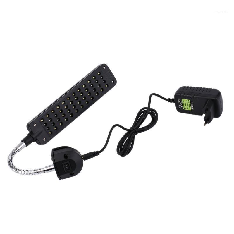 

48 LED DC 15V 3W 2 Mode Plastic Aquarium Fish Plant Grow Clip-on White &Blue Light Bulb Lamp Adjustable Arm Energy Saving1