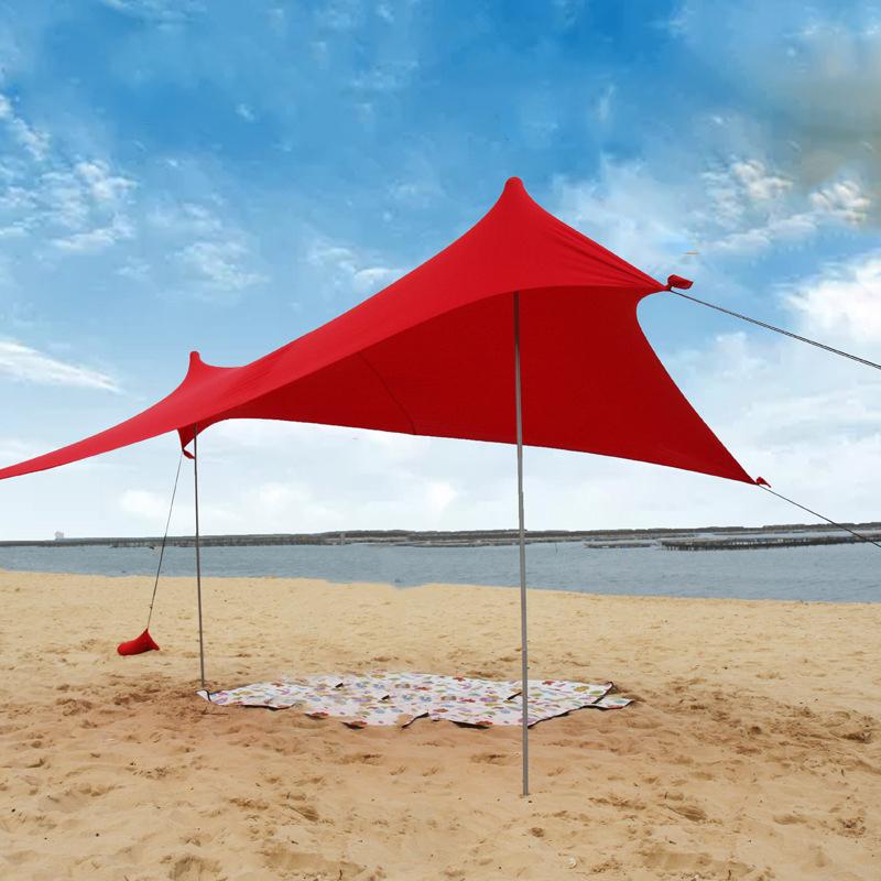 

Outdoor Waterproof Beach Tent Camp Shelter Sun Shade Picnic Party Awning Tarp Awning Sunshade Sun Shade Sail For Outdoor Garden