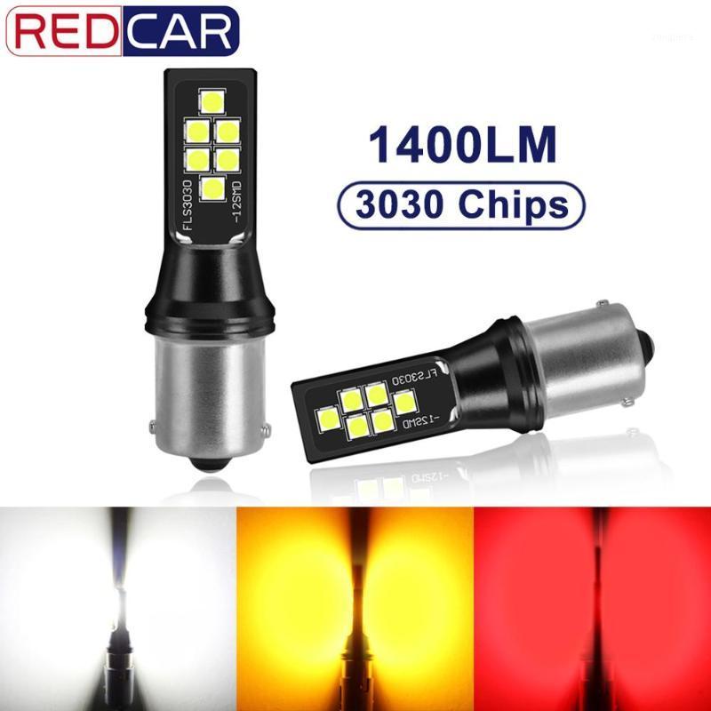 

2pcs P21W 1156 BA15S Led Bulb Car Turn Signal Brake Led Light 1157 P21/5W BAY15D 12SMD 3030 Chips 1156 BAU15S PY21W Tail Lamp1, As pic
