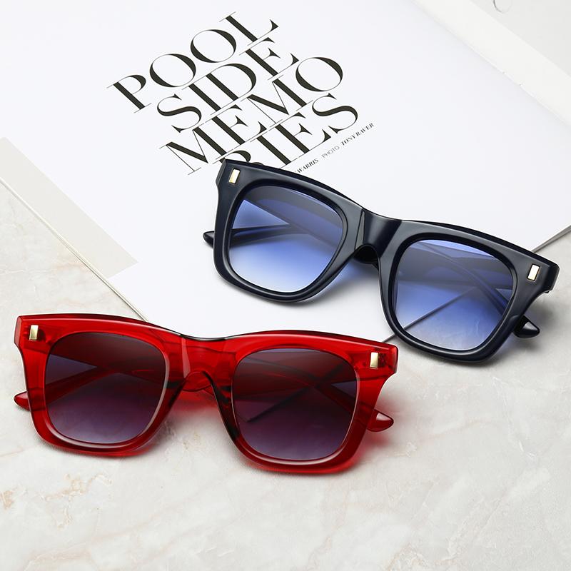 

Sunglasses Brand Square Women Designer Retro Style Sun Glasses For Rivet Luxury Female Shades Zonnebril Dames